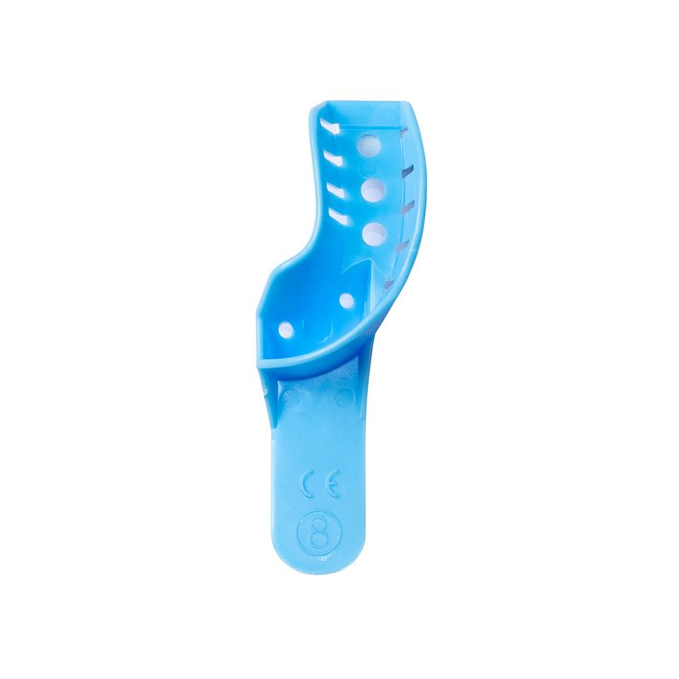 Disposable impression trays blue plastic impression tray ABS dental impression tray