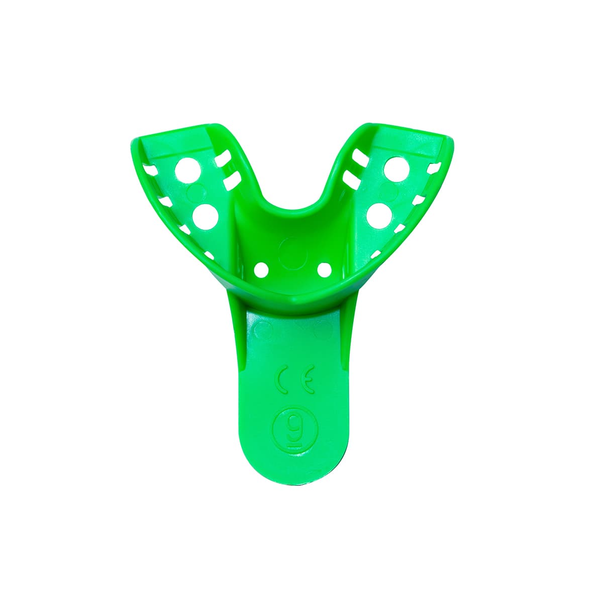 Disposable impression tray green plastic impression tray dental impression tray